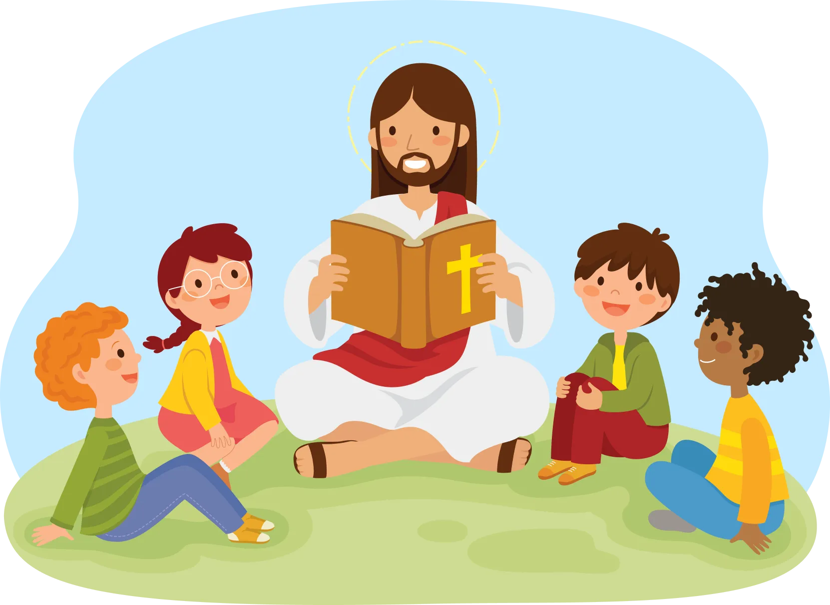jesus with children